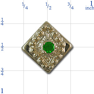 rk307 Emerald Bracelet Slide 